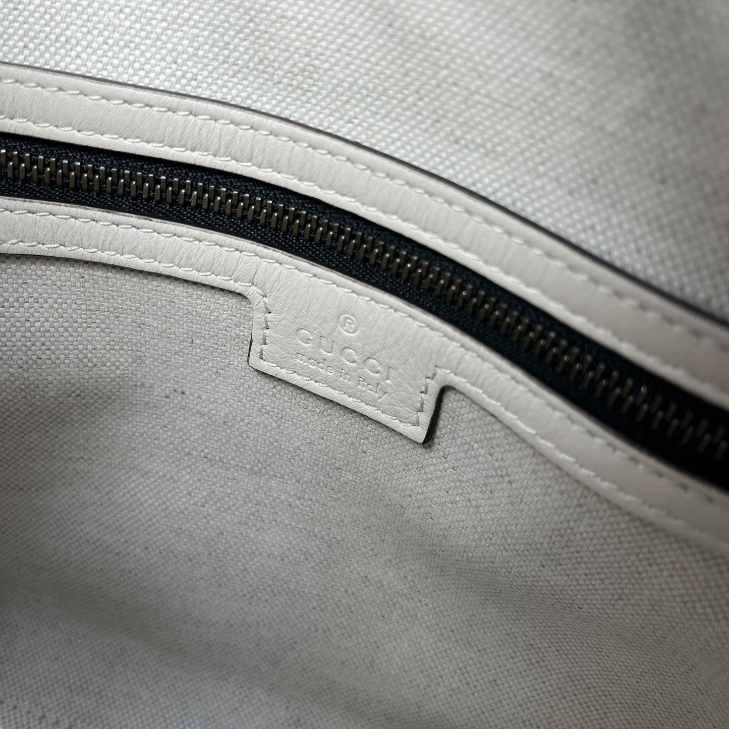 GUCCI GG Canvas Leather Hand Bag Shoulder Bag