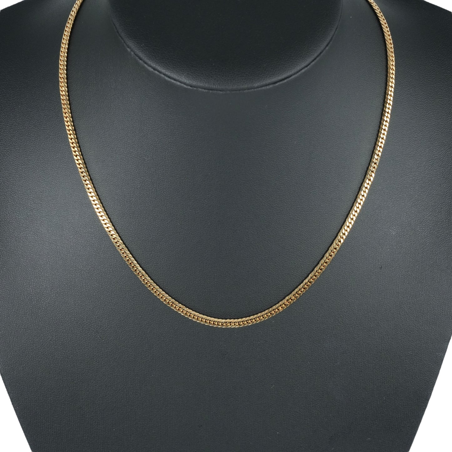 K18 Gold Curb Chain Necklace