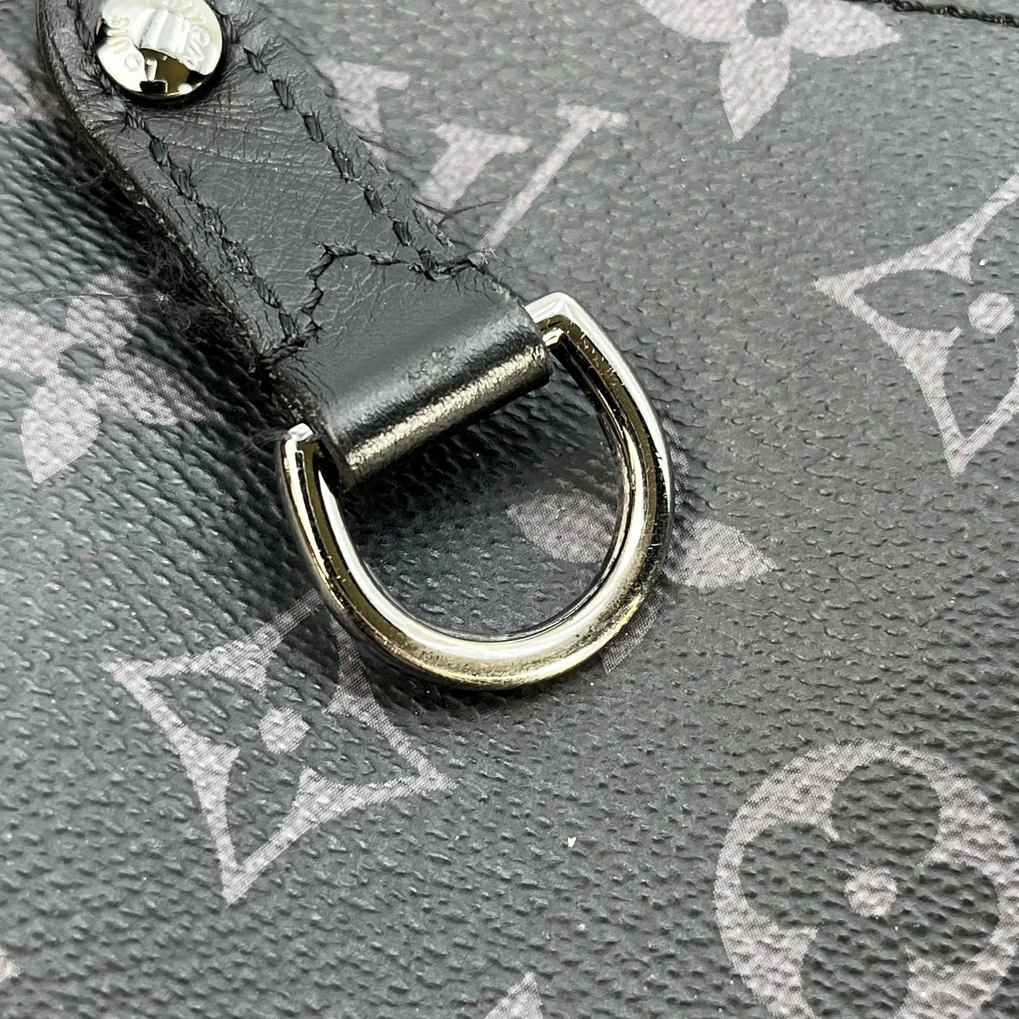 Louis Vuitton Trio Messenger Monogram Eclipse Shoulder Bag - Black