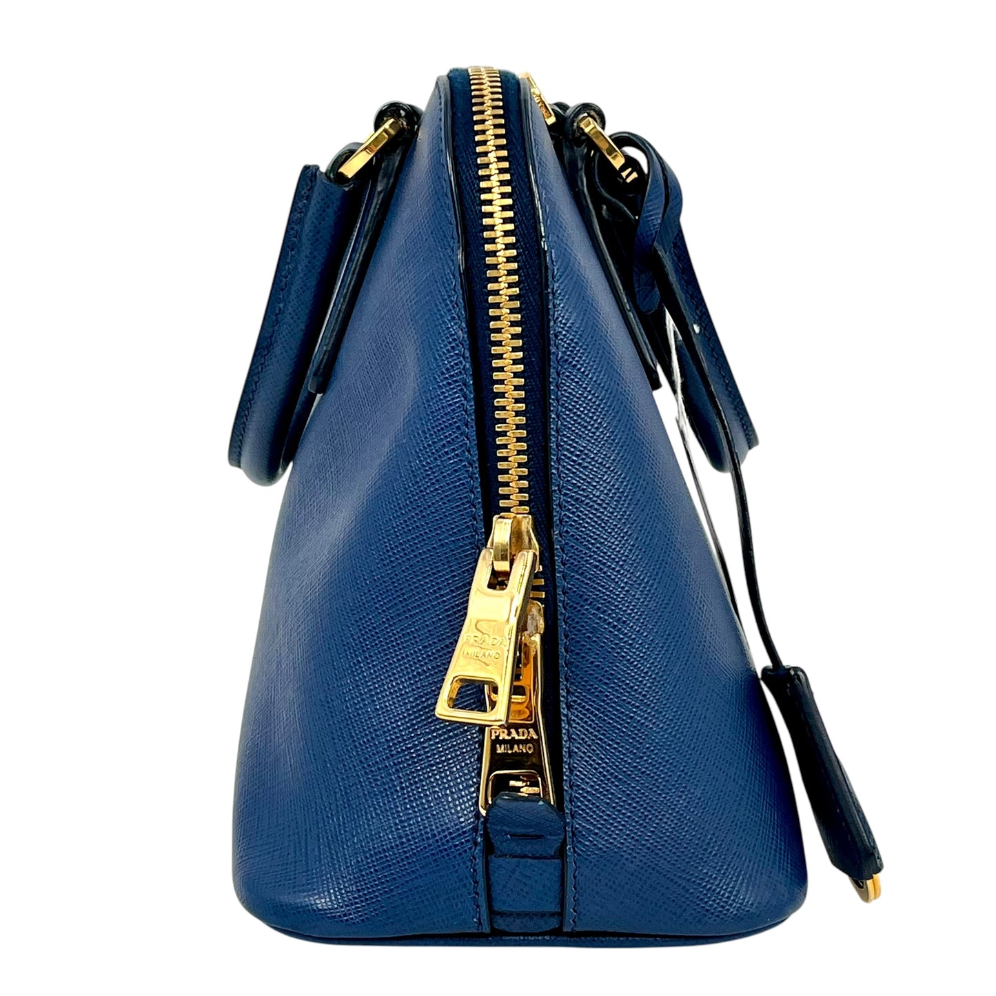 PRADA Saffiano Promenade 2way Bag Blue
