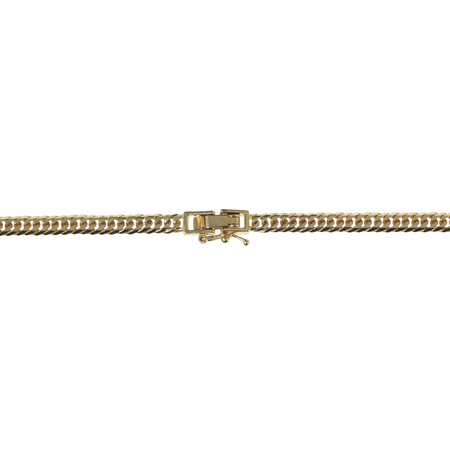 K18 Gold Curb Chain Necklace