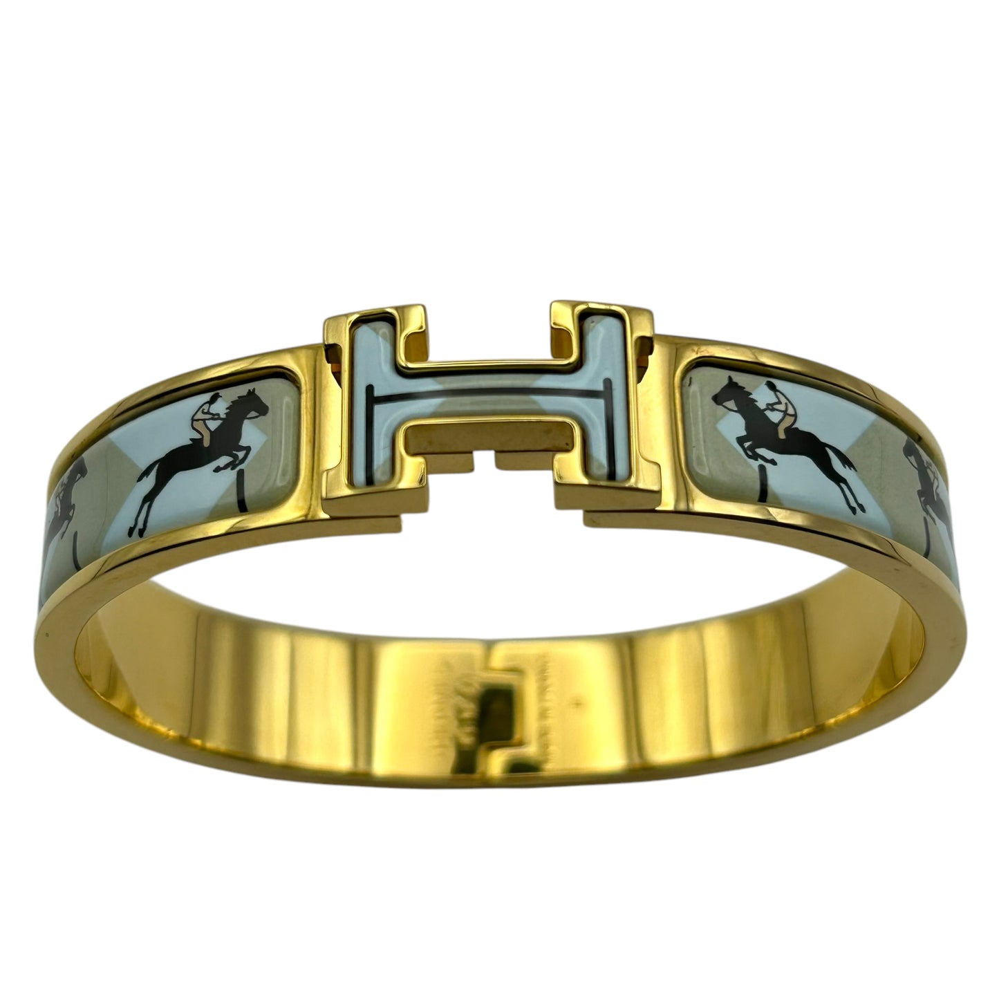 HERMES Clic H Les Allures Enamel Bracelet PM GP