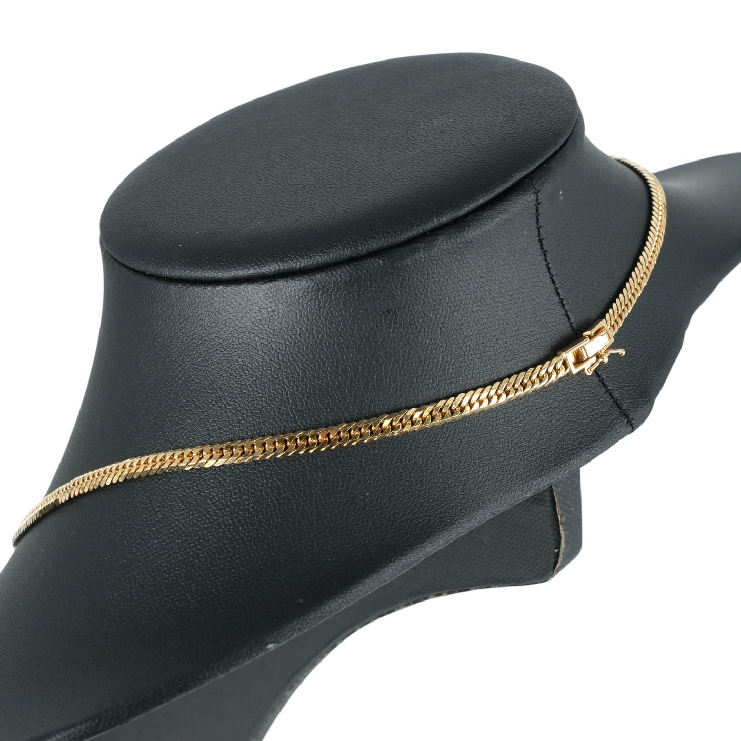 K18 Gold Curb Chain Necklace
