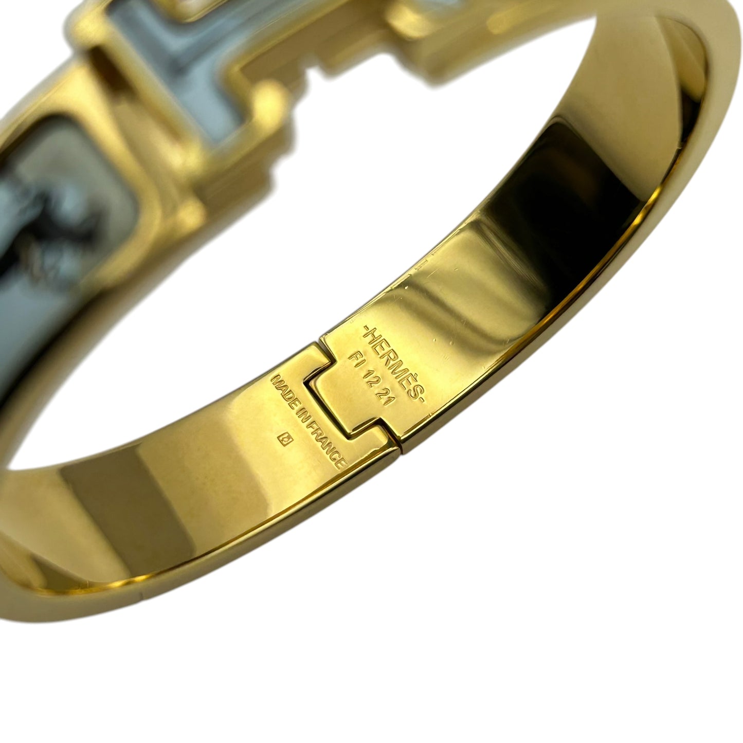 HERMES Clic H Les Allures Enamel Bracelet PM GP