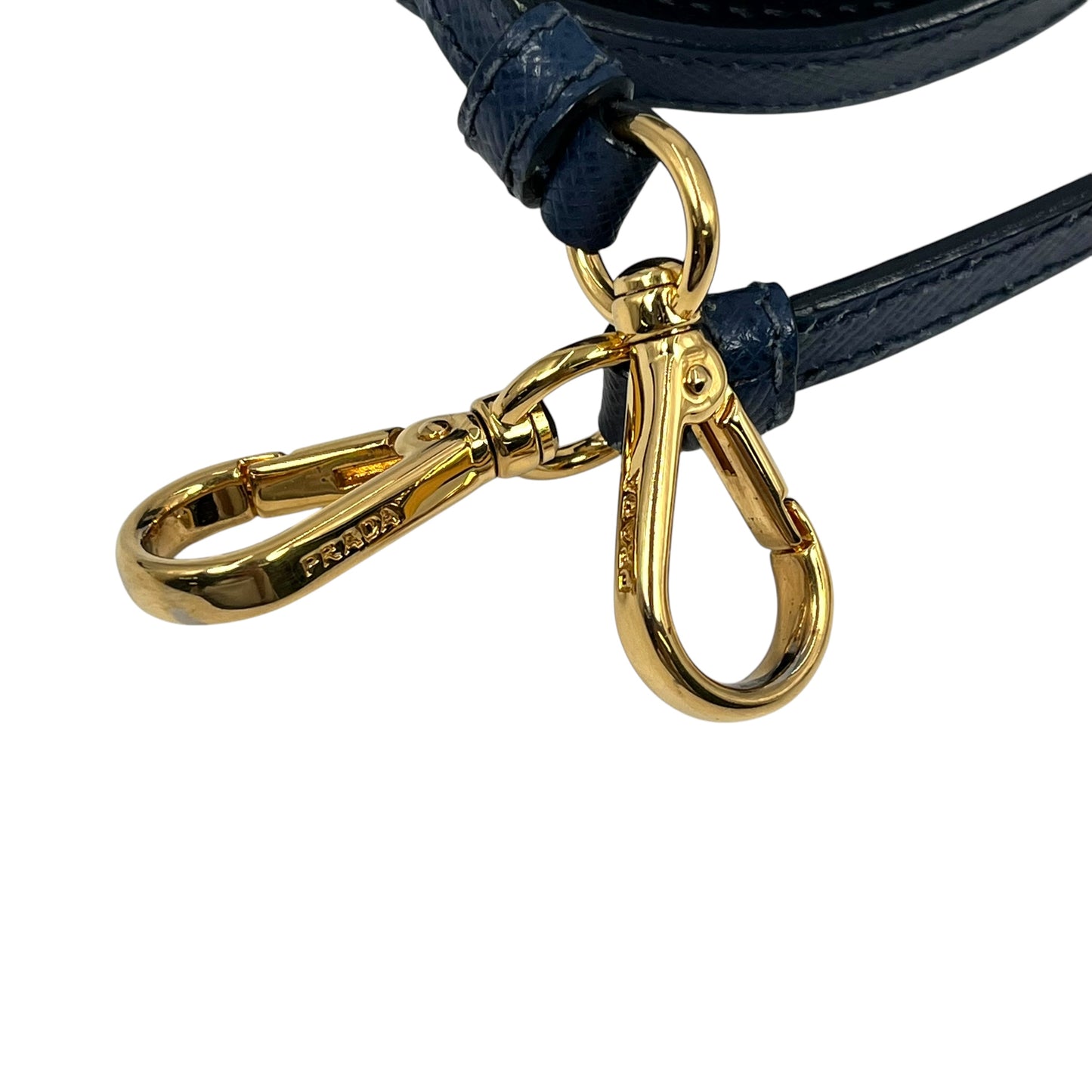 PRADA Saffiano Promenade 2way Bag Blue