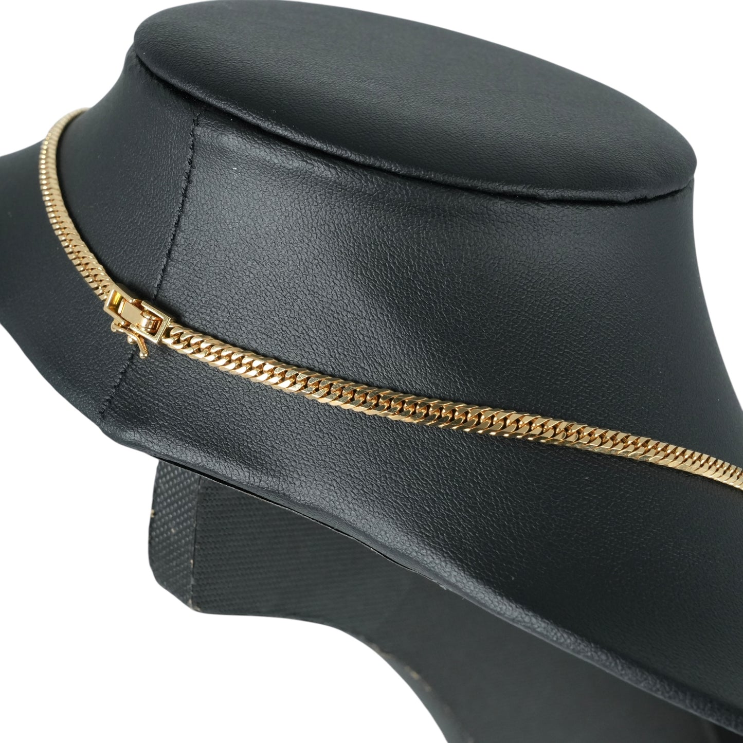K18 Gold Curb Chain Necklace