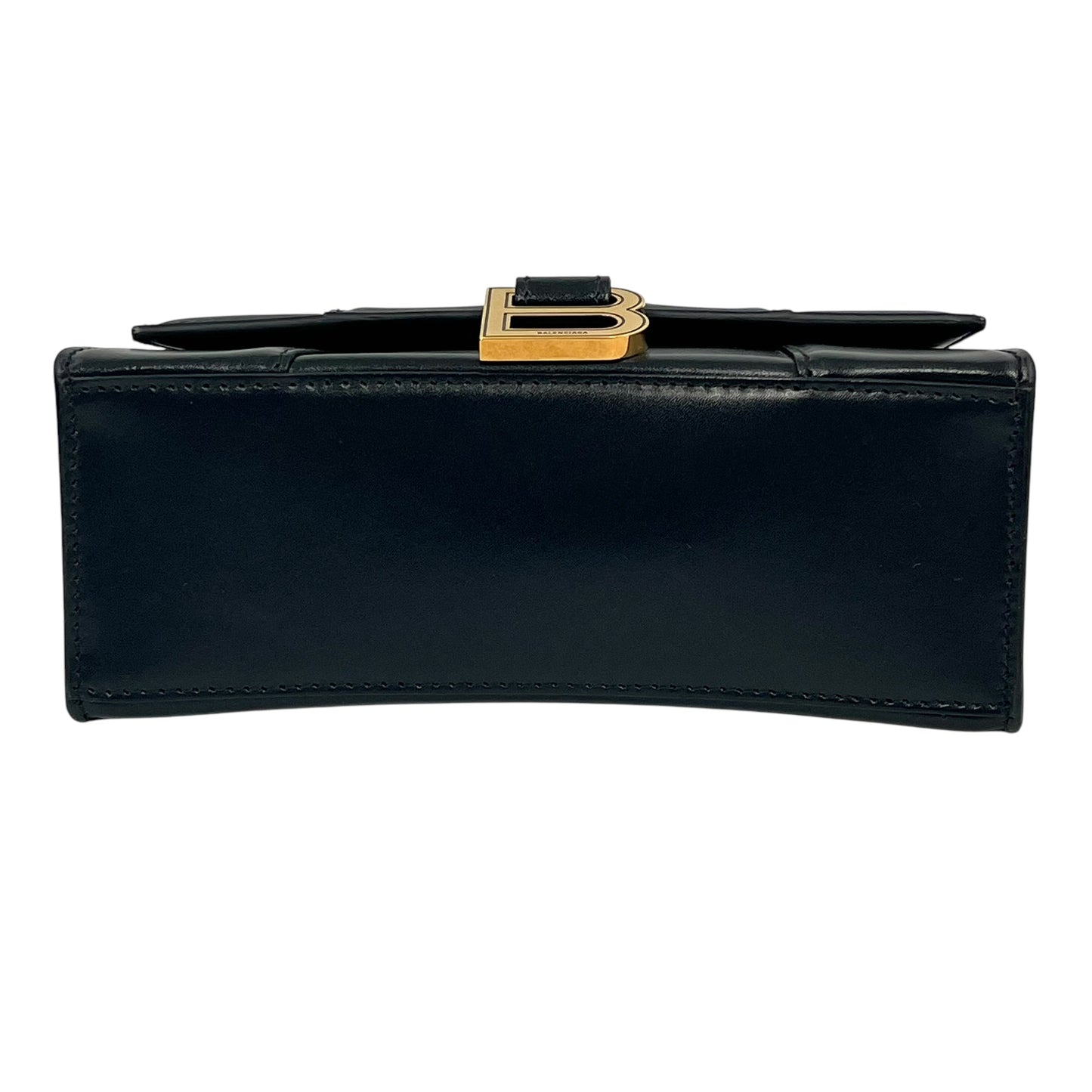 BALENCIAGA Hourglass Hand Bag 2way Black