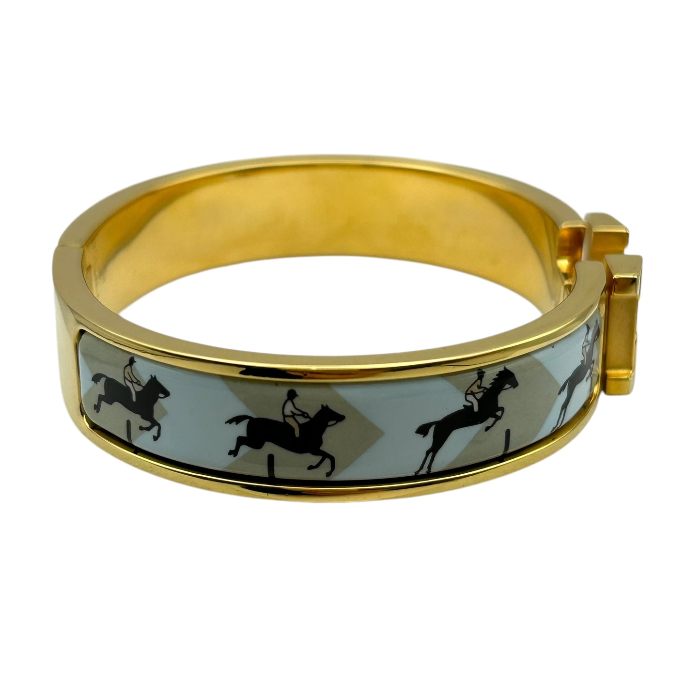 HERMES Clic H Les Allures Enamel Bracelet PM GP