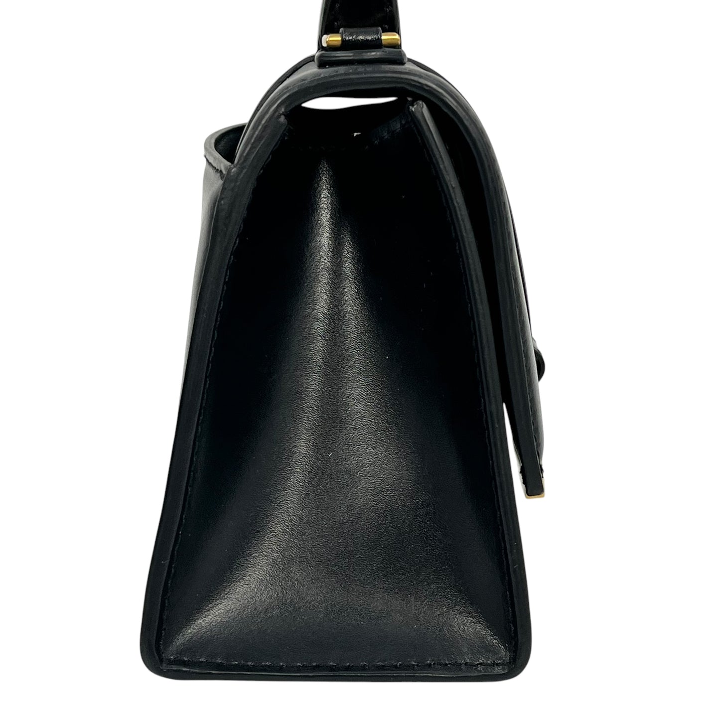 BALENCIAGA Hourglass Hand Bag 2way Black