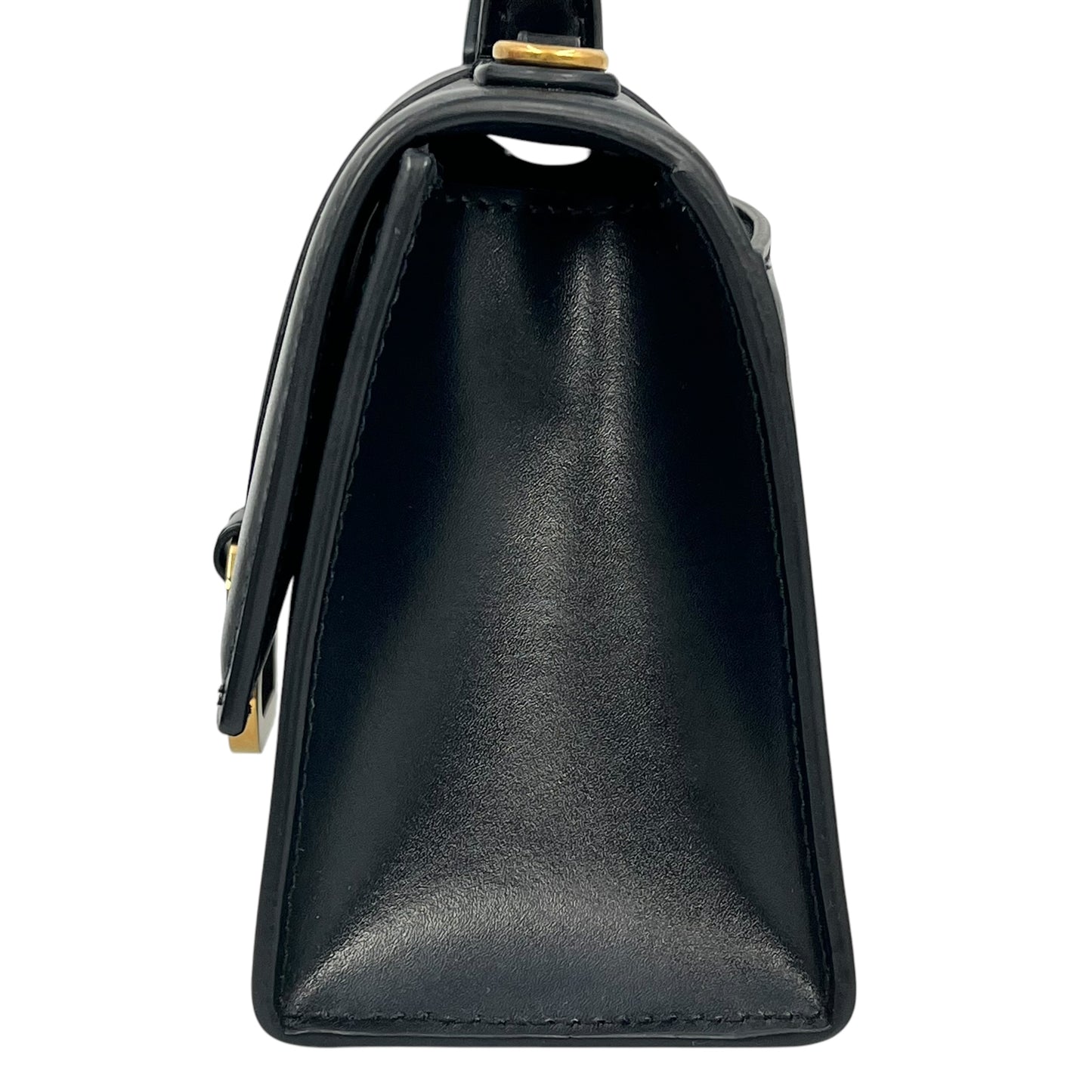 BALENCIAGA Hourglass Hand Bag 2way Black