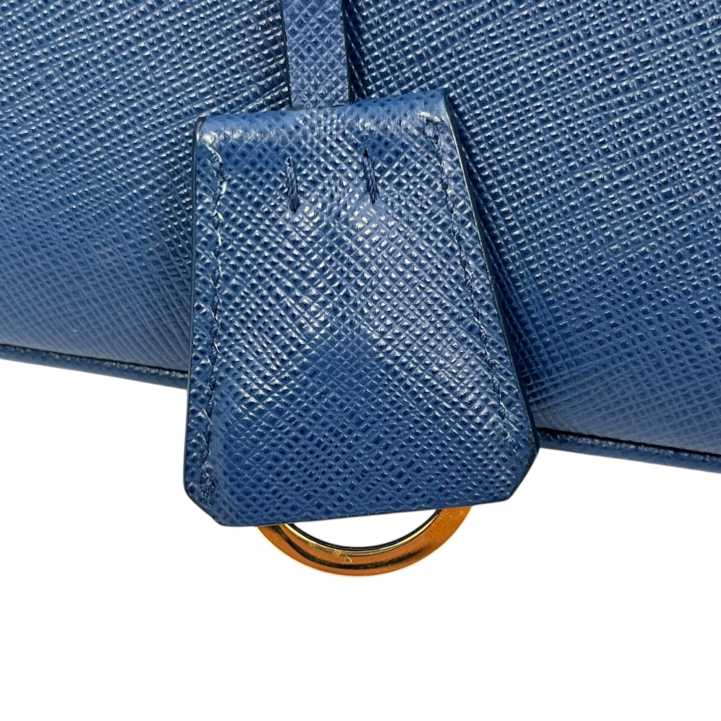 PRADA Saffiano Promenade 2way Bag Blue
