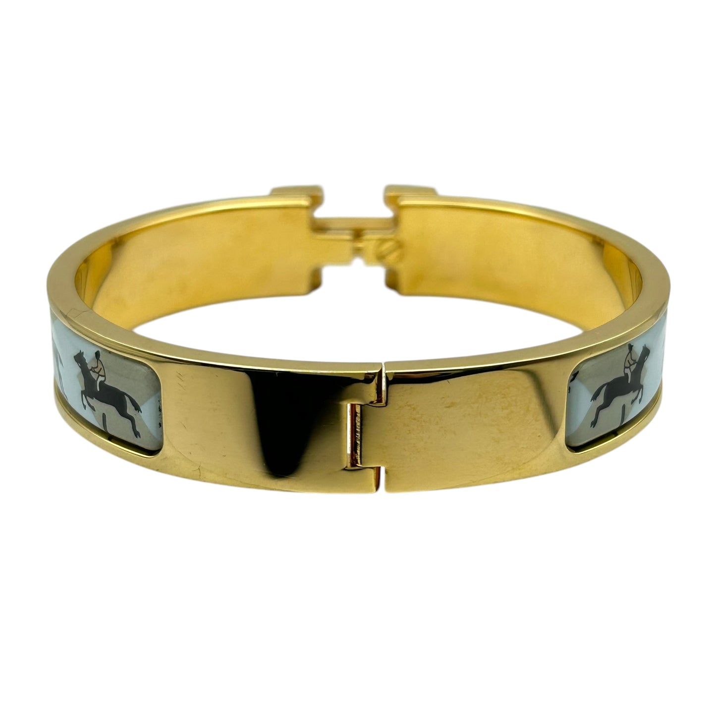 HERMES Clic H Les Allures Enamel Bracelet PM GP