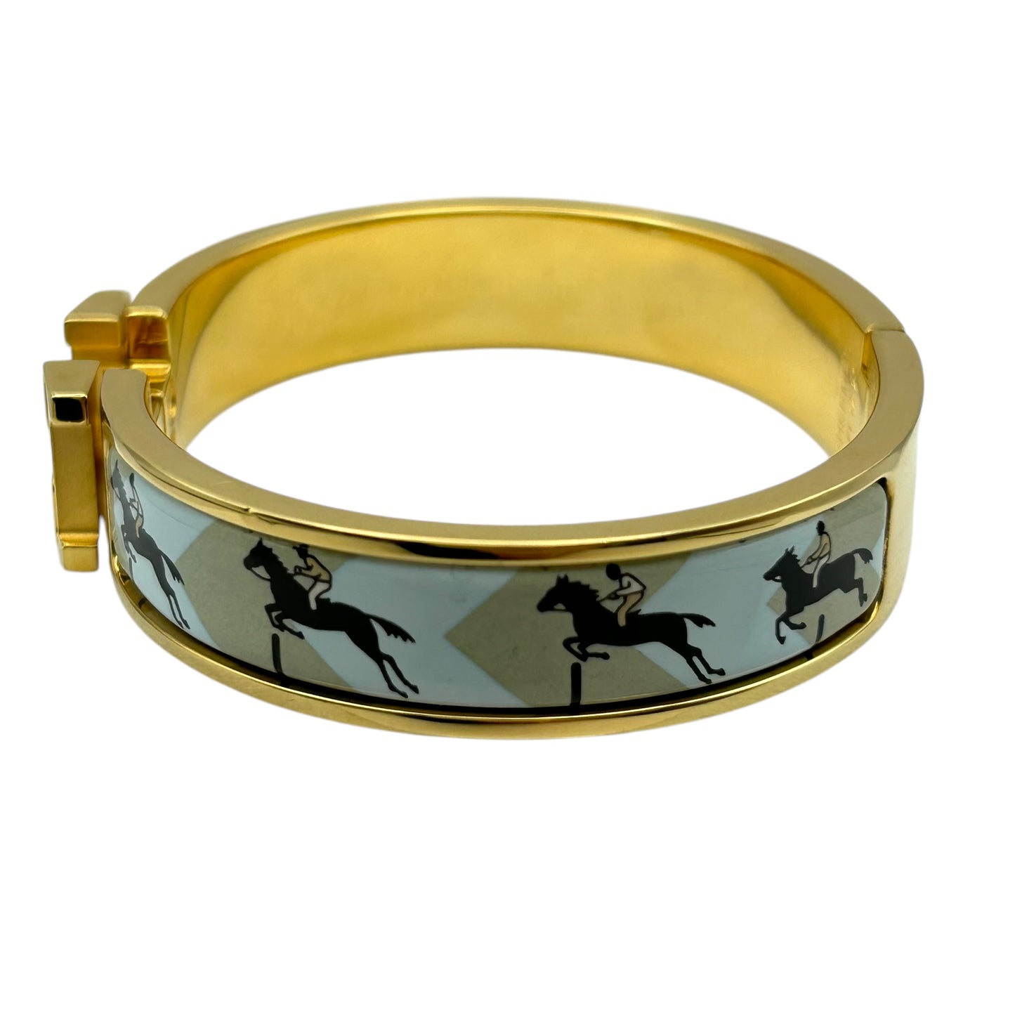 HERMES Clic H Les Allures Enamel Bracelet PM GP