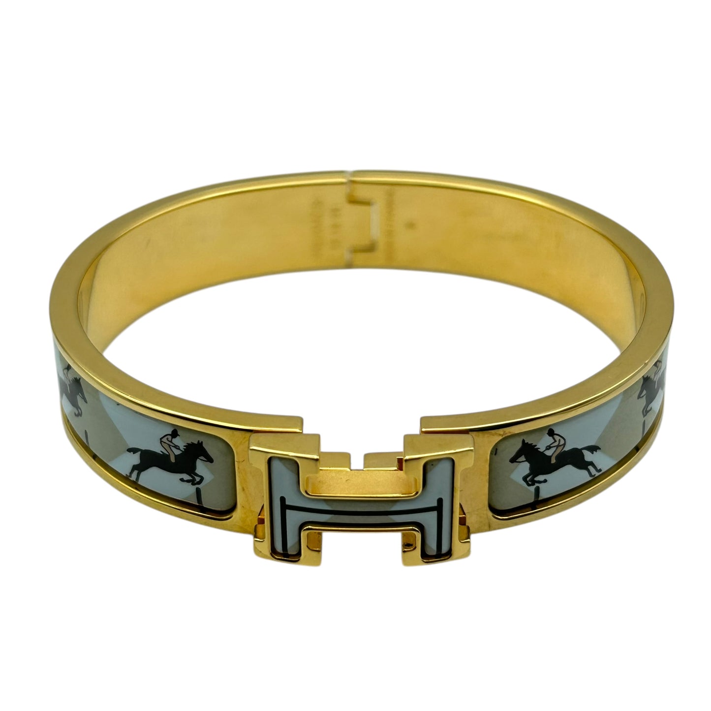 HERMES Clic H Les Allures Enamel Bracelet PM GP