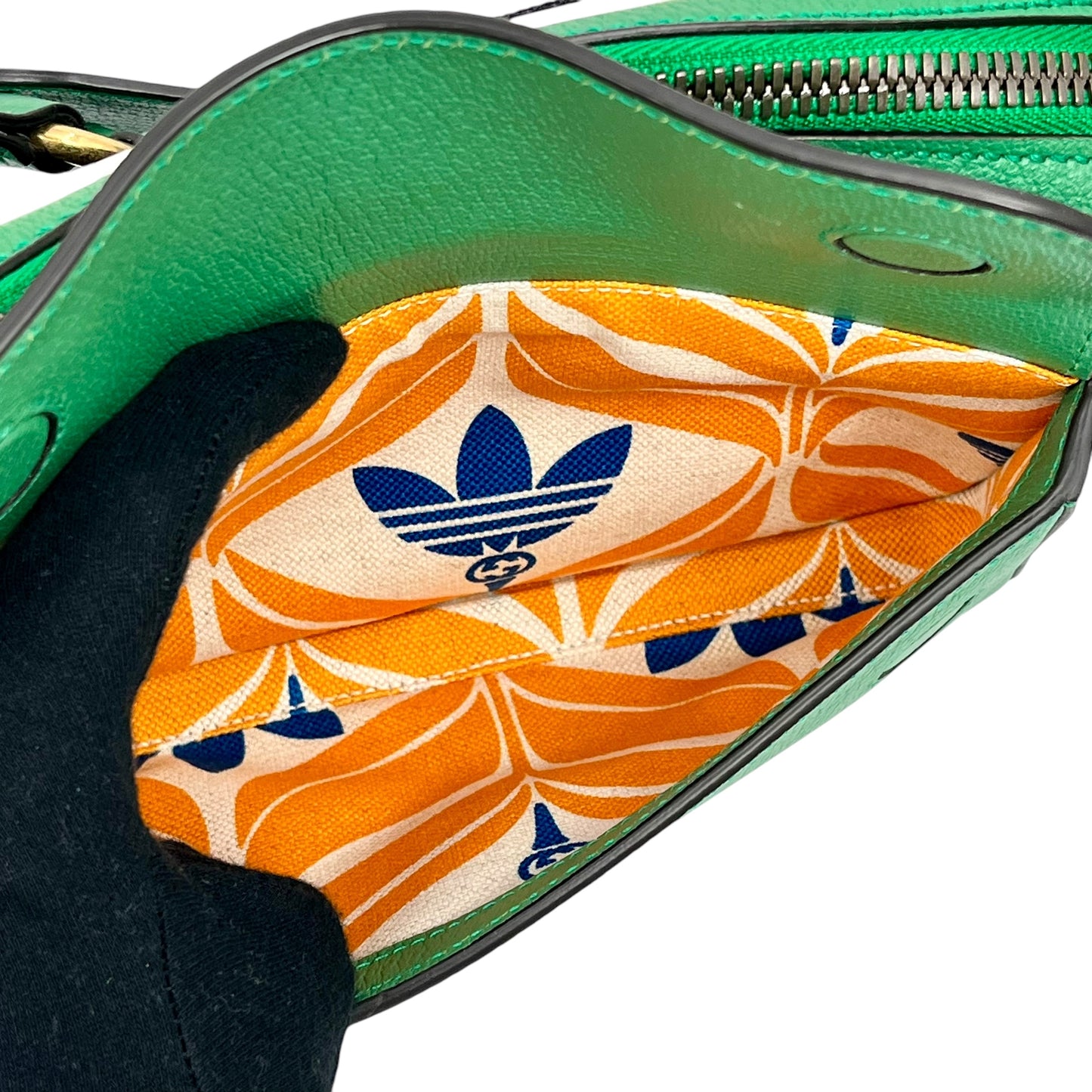 GUCCI Adidas Collaboration Body Bag Green
