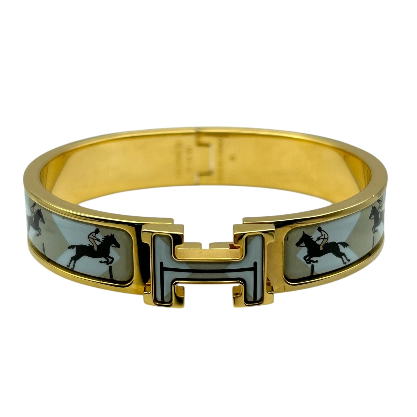 HERMES Clic H Les Allures Enamel Bracelet PM GP