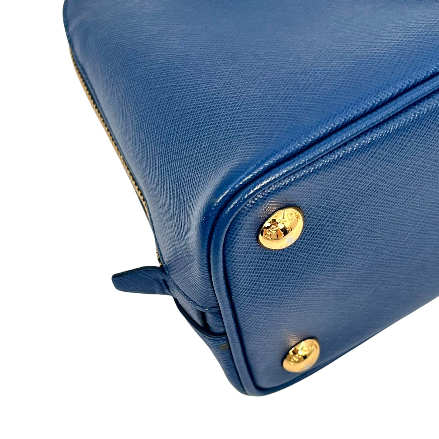 PRADA Saffiano Promenade 2way Bag Blue