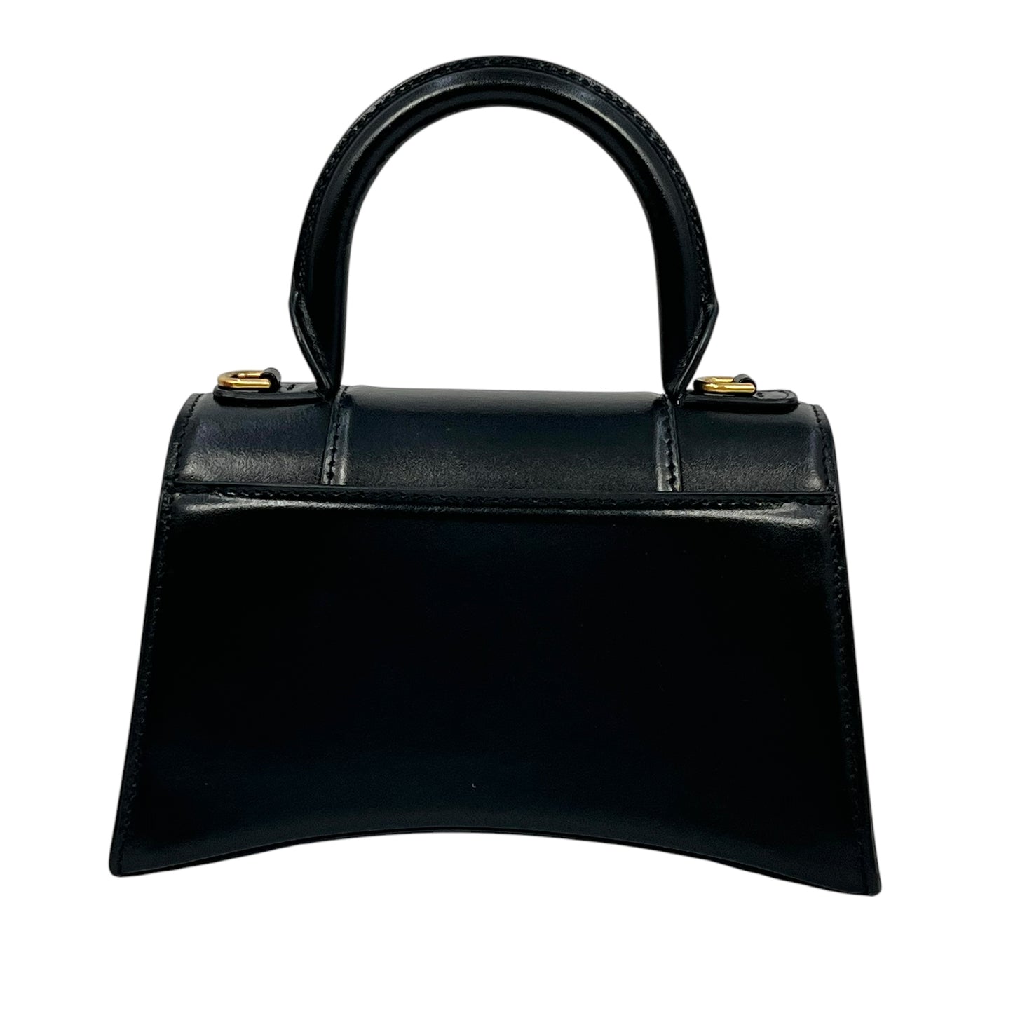 BALENCIAGA Hourglass Hand Bag 2way Black