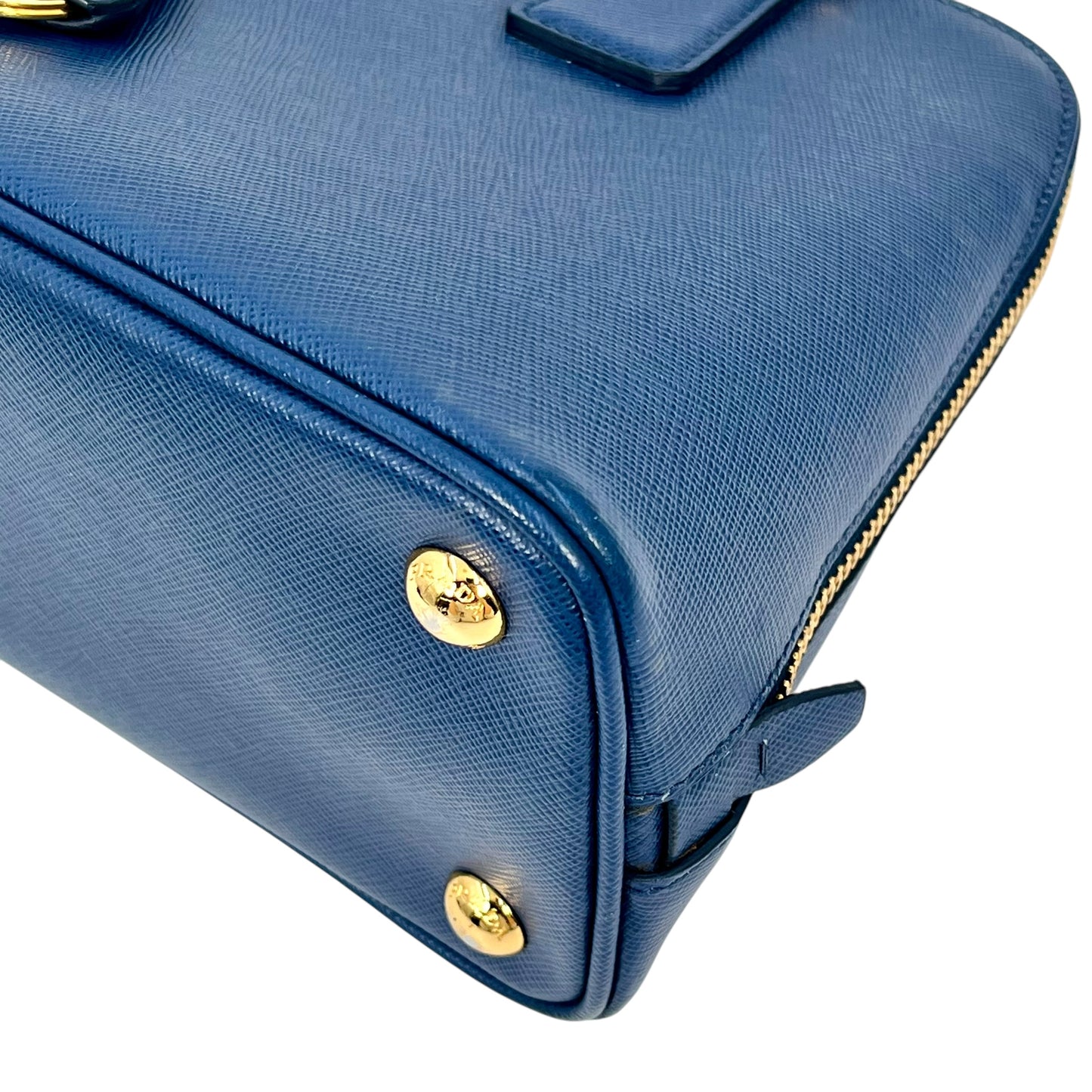 PRADA Saffiano Promenade 2way Bag Blue