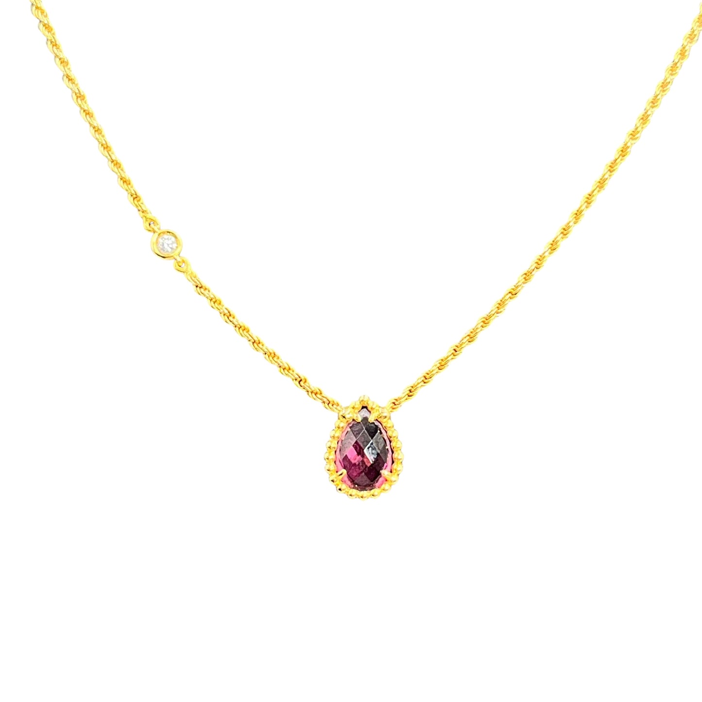 BOUCHERON Serpent Boheme Garnet Necklace