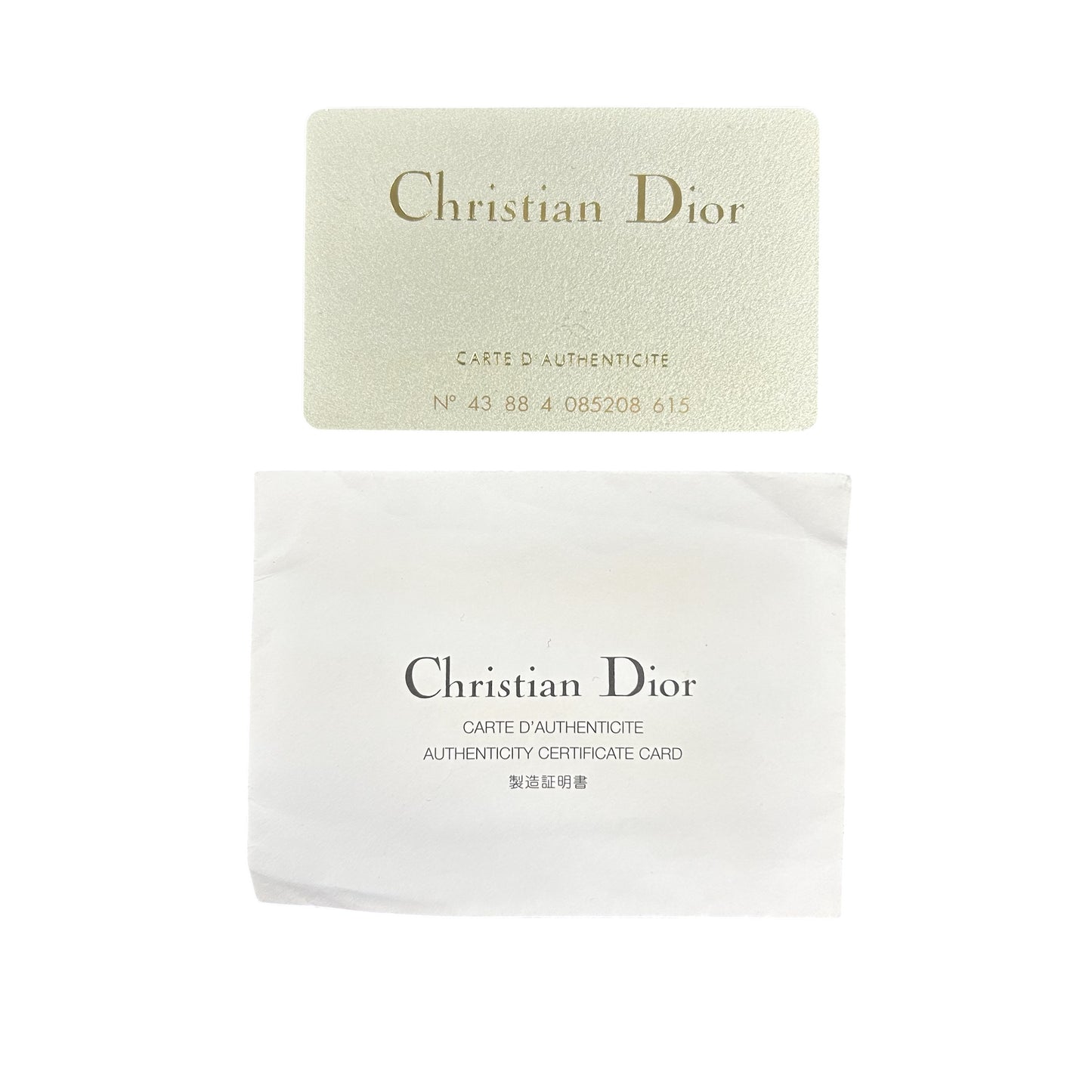 Dior Trotter Canvas Pouch Olive Green