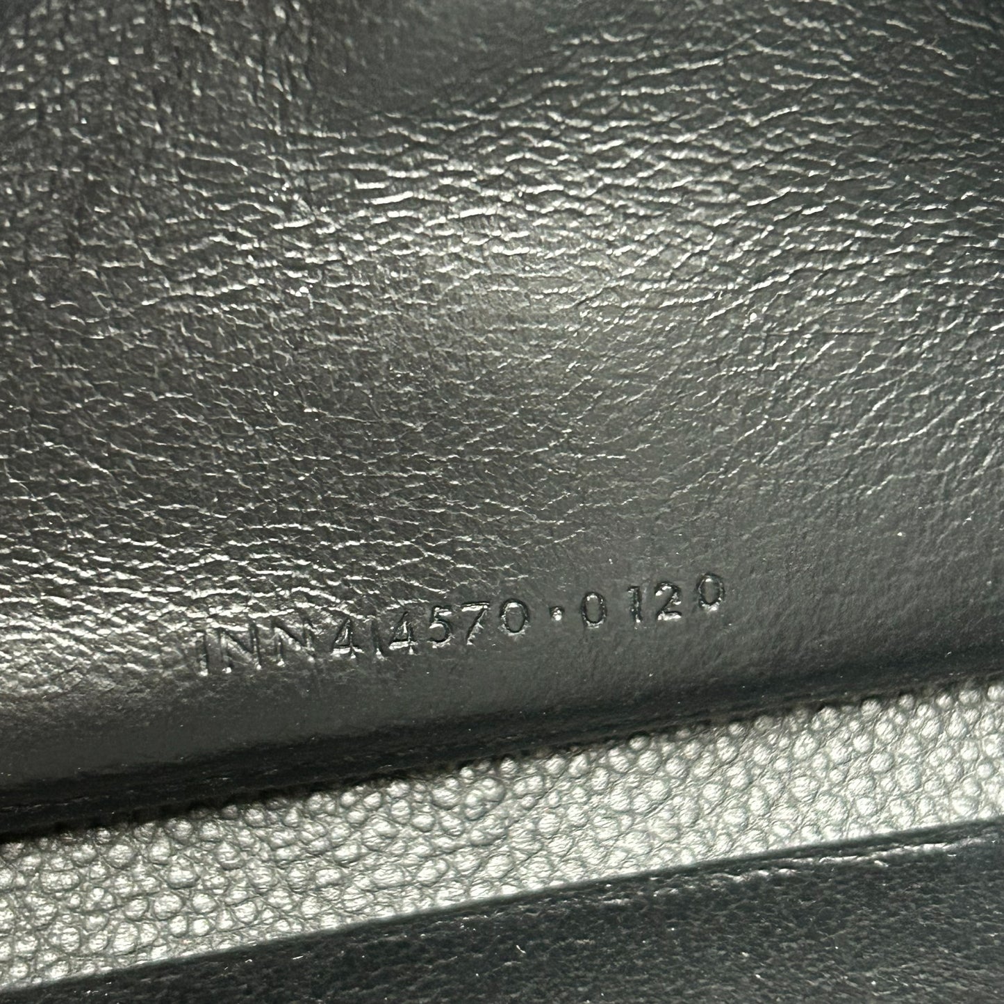 Saint Laurent YSL logo leather Round zip wallet
