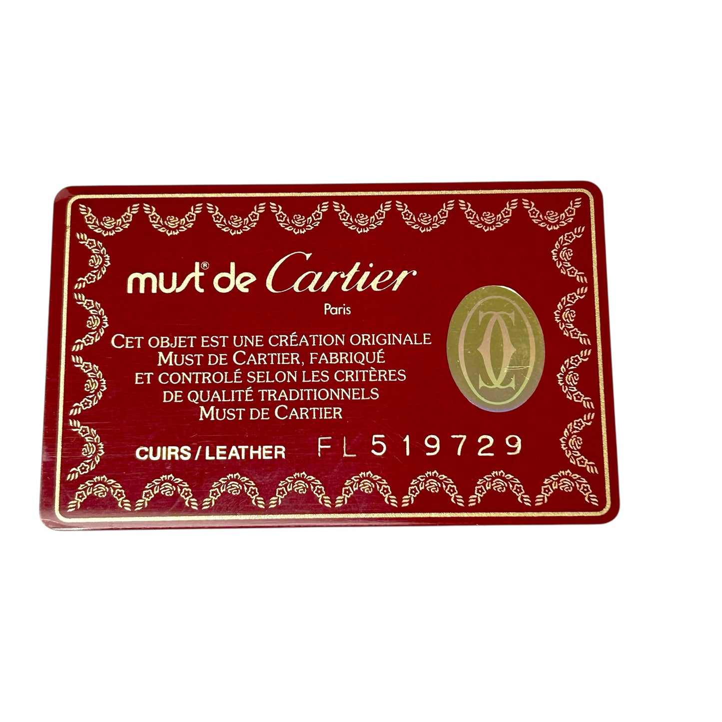 Cartier Must Line Hand Bag