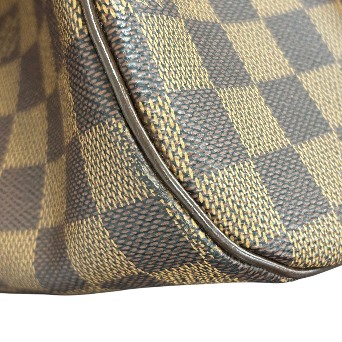 Louis Vuitton Damier Robera MM Hand Bag - Brown