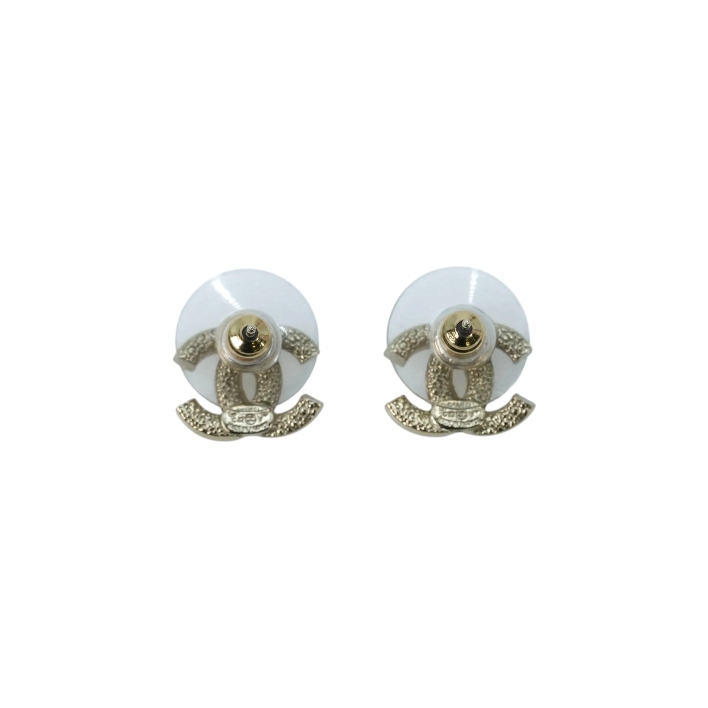 CHANEL Crystal Timeless CC Earring C22 V - Gold Plated