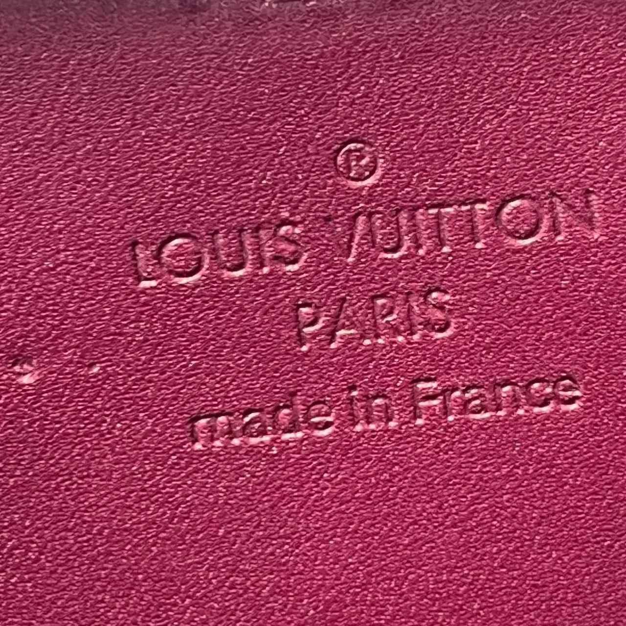 Louis Vuitton Porte Monnaie Coeur Vernis Coin Case - Purple