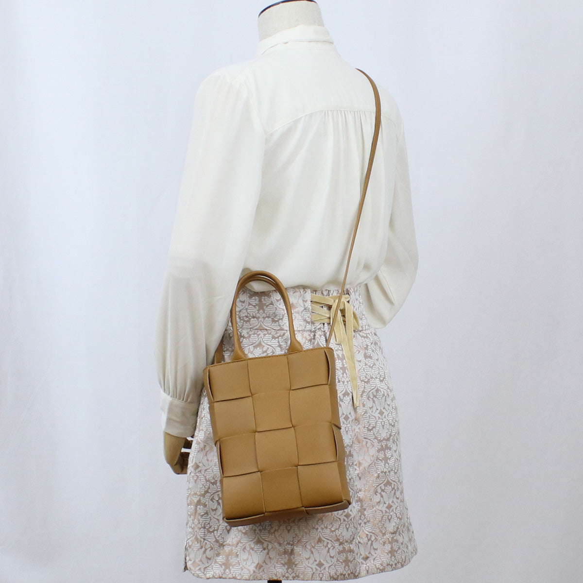 BOTTEGA Veneta Cassette Mini Tote Bag Hand Bag - Brown