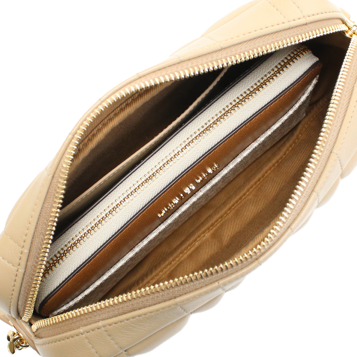 BURBERRY Quilted Leather Lola Shoulder Bag - Beige