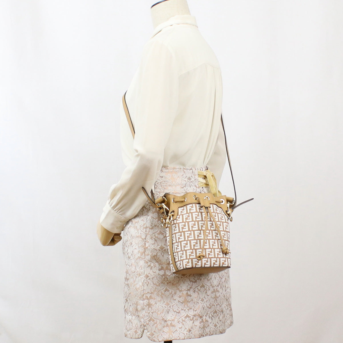 FENDI Mon Tresor Hand Bag - Brown