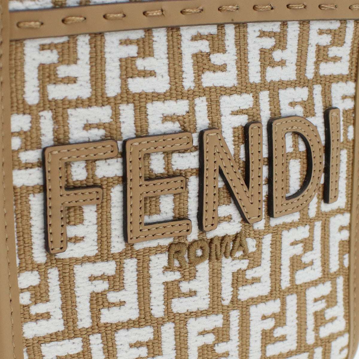 FENDI Sunshine Shopper Hand Bag - Brown