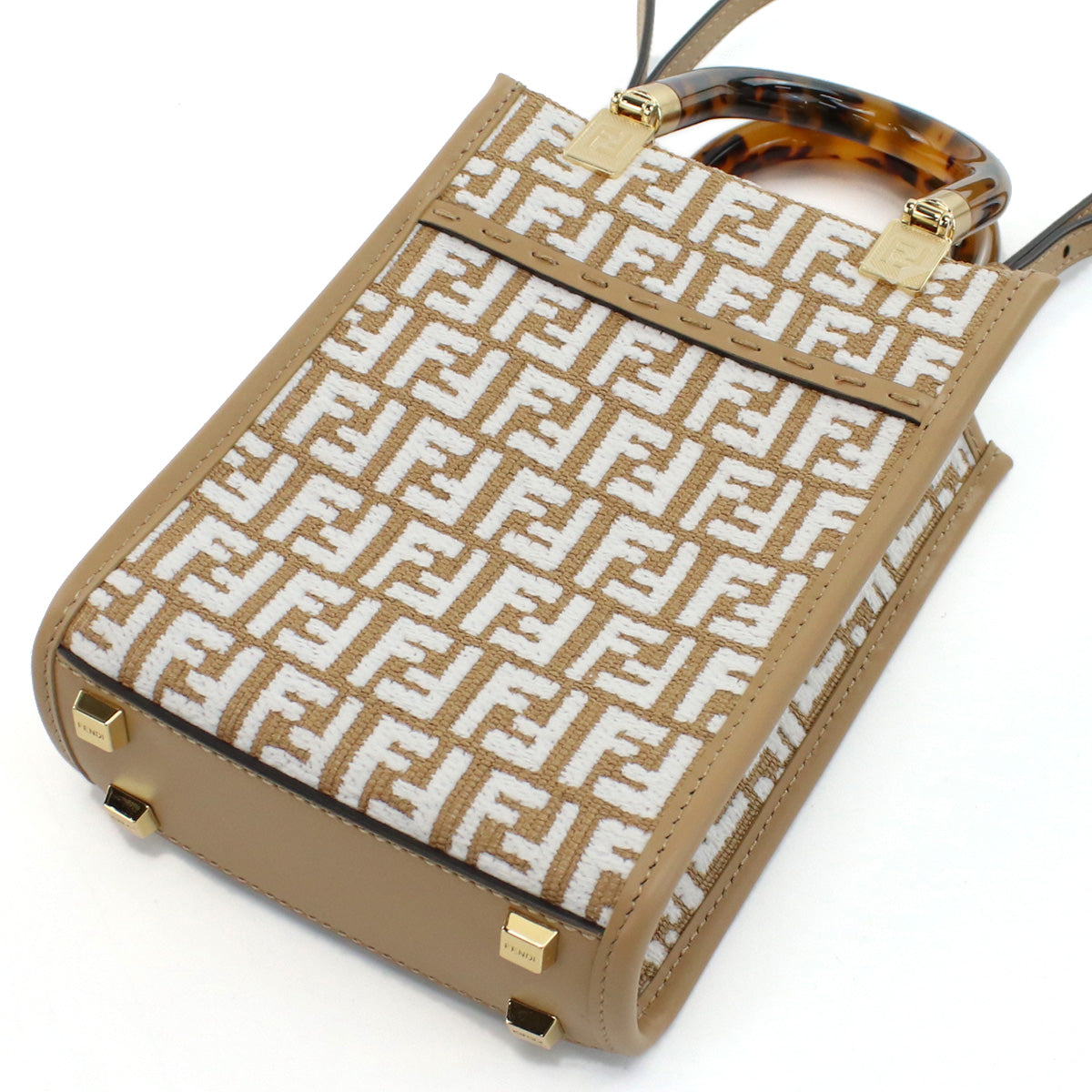 FENDI Sunshine Shopper Hand Bag - Brown
