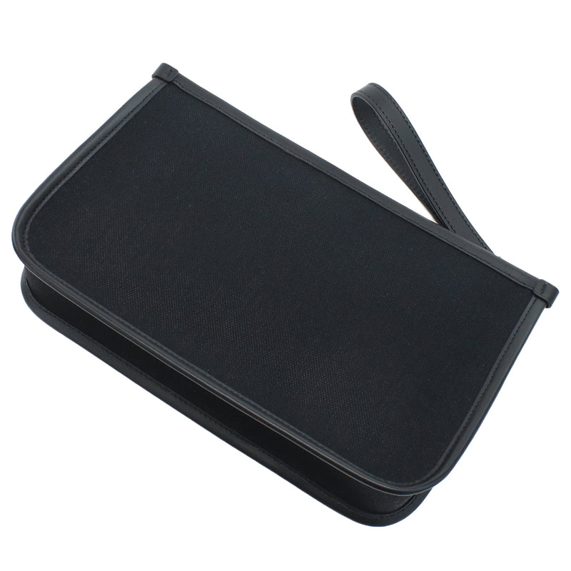 FERRAGAMO 1927 Signature Pouch Clutch Bag - Black