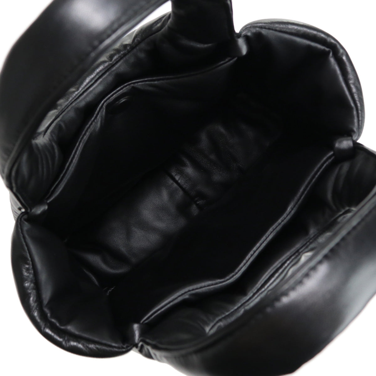 PRADA Small Padded Re-Nylon Tote Bag Hand Bag - Black