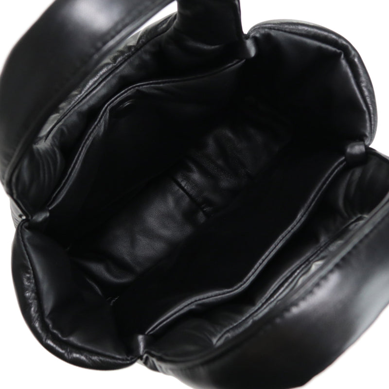 PRADA Small Padded Re-Nylon Tote Bag Hand Bag - Black