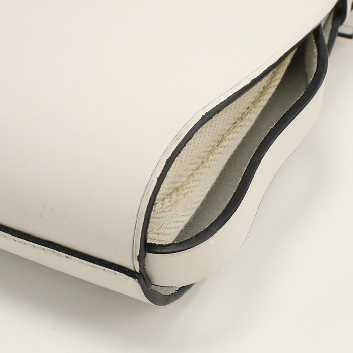LOEWE Ikebana Shoulder Bag Phone Case Calfskin - White