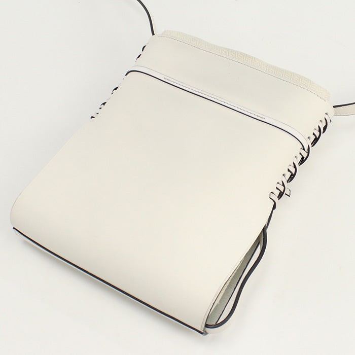 LOEWE Ikebana Shoulder Bag Phone Case Calfskin - White