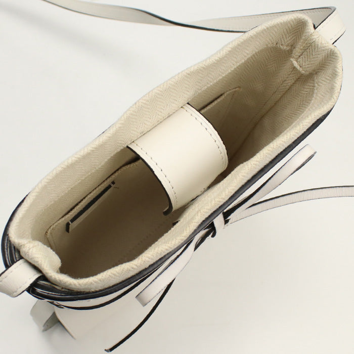 LOEWE Ikebana Shoulder Bag Phone Case Calfskin - White