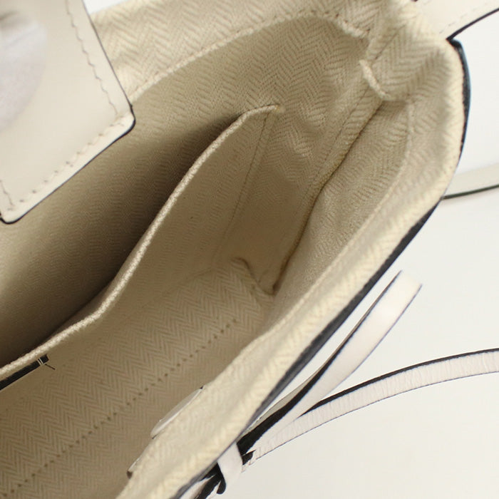 LOEWE Ikebana Shoulder Bag Phone Case Calfskin - White