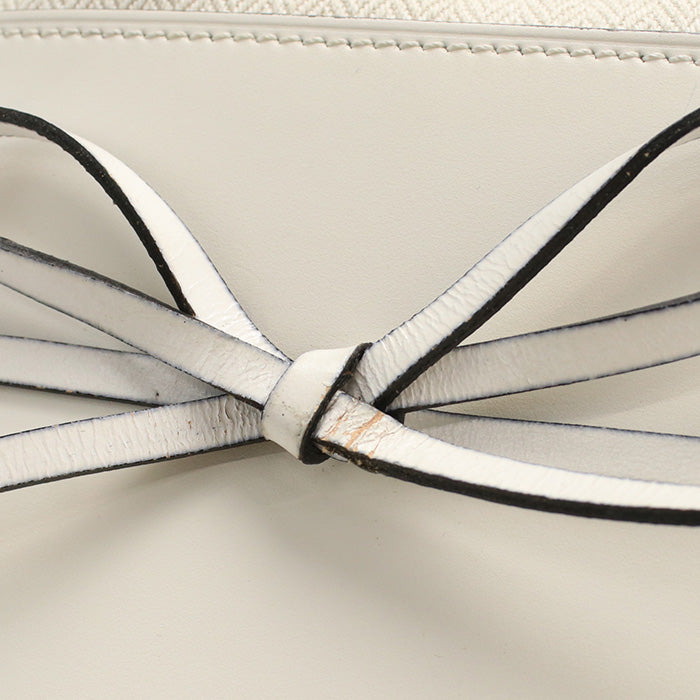 LOEWE Ikebana Shoulder Bag Phone Case Calfskin - White