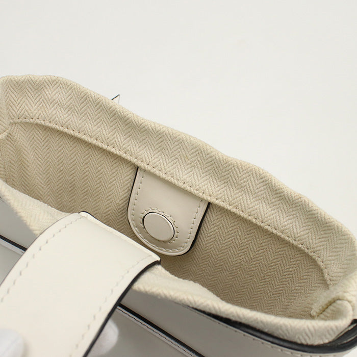 LOEWE Ikebana Shoulder Bag Phone Case Calfskin - White