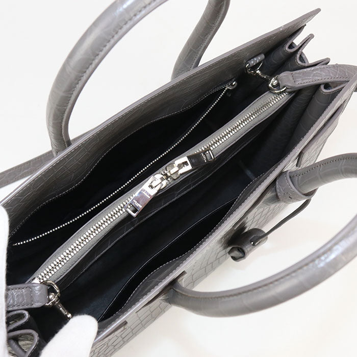 SAINT LAURENT Sac De Jour Hand Bag - Gray