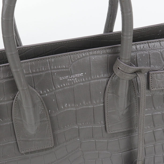 SAINT LAURENT Sac De Jour Hand Bag - Gray
