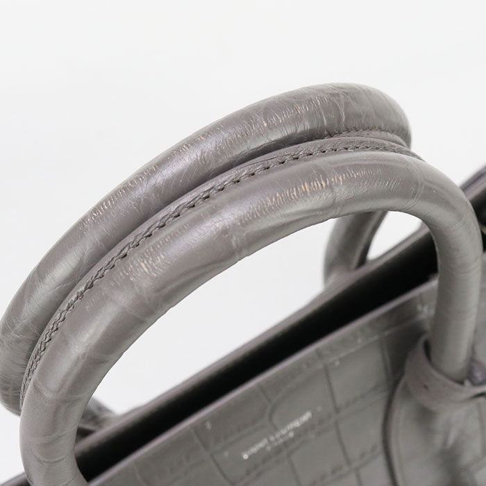 SAINT LAURENT Sac De Jour Hand Bag - Gray