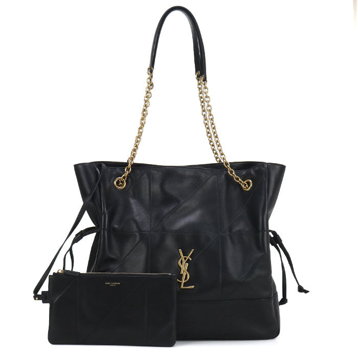 SAINT LAURENT Jamie Tote Bag Lambskin - Black