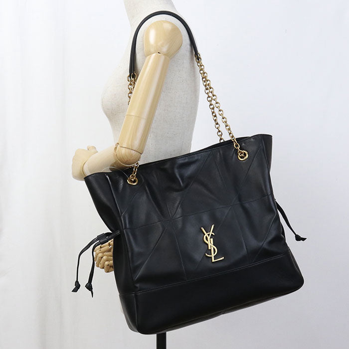 SAINT LAURENT Jamie Tote Bag Lambskin - Black