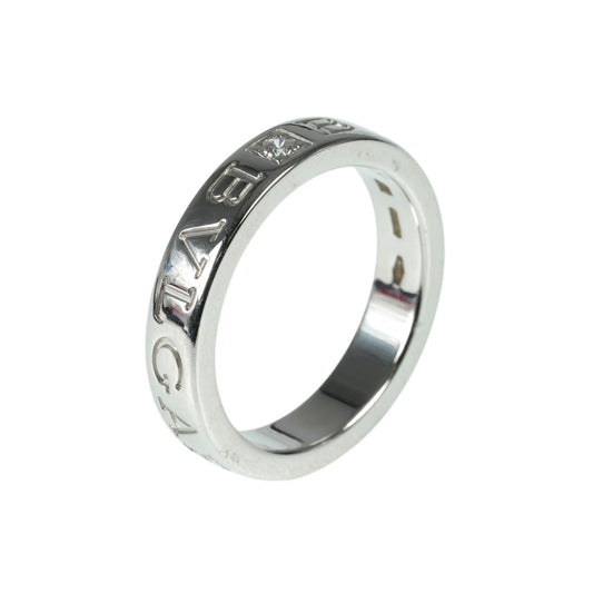 BVLGARI BB Double Logo Ring 1PD Diamond Ring Jewelry